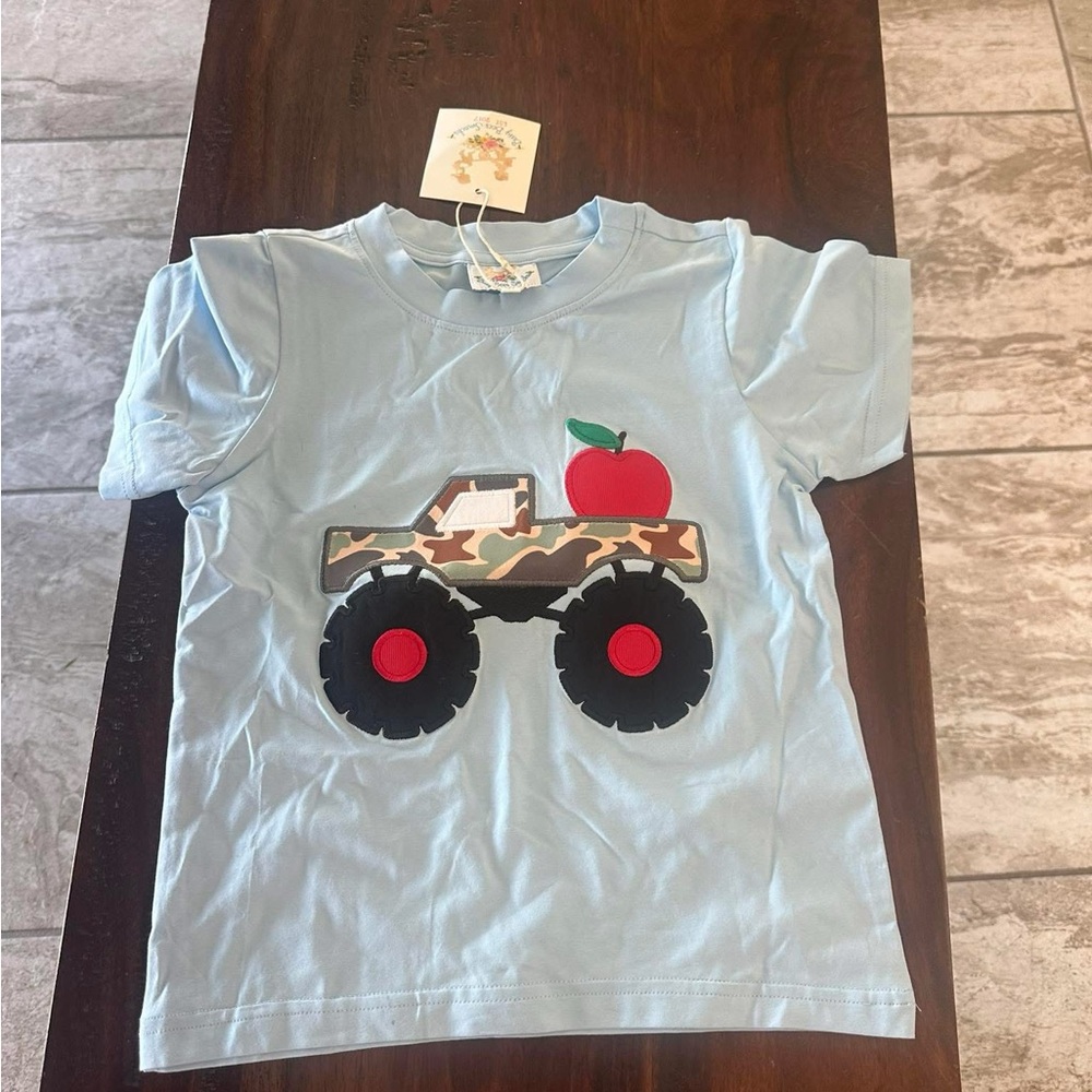 Back to School Appliqué Monster Truck Shirt